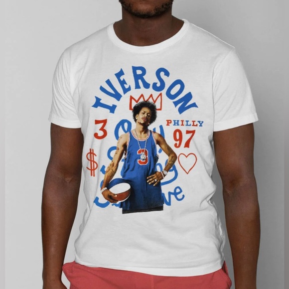 Roots of Fight Iverson Philly Photo White Tee - Picture 5 of 7